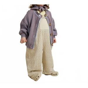 NEW CLAUDE & CO girl's emil coco sky stripe cardigan in blue